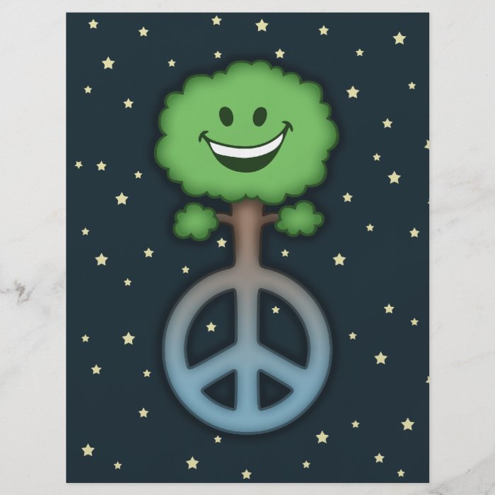 Hug Tree Peace Flyer Design