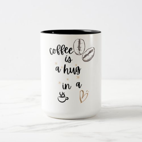 Hug Two_Tone Coffee Mug