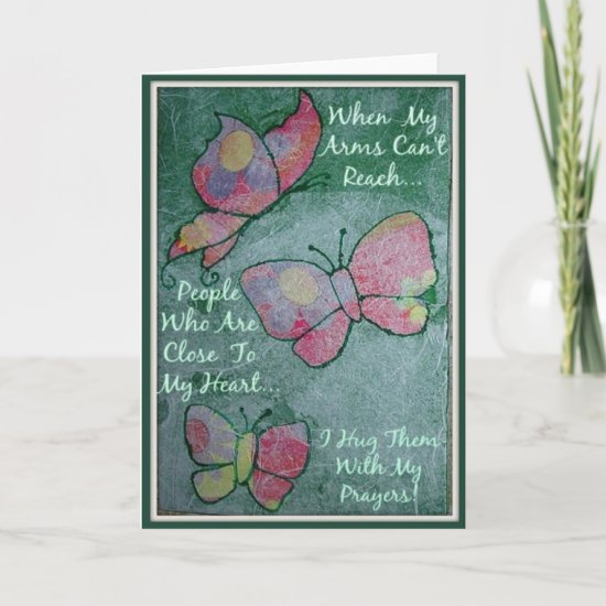 Hug You With My Prayers Greeting Card