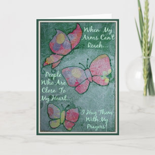 Hug You With My Prayers Greeting Card
