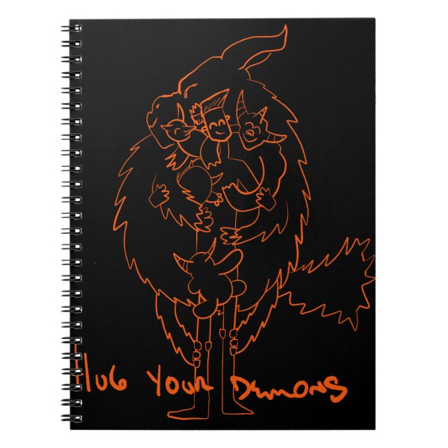 Hug Your Demons Notebook (Front)