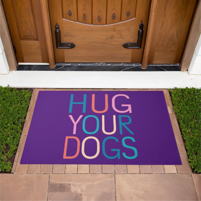 Hug your dogs doormat (Outdoor)