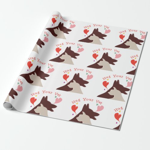 Hug Your Vet Wrapping Paper