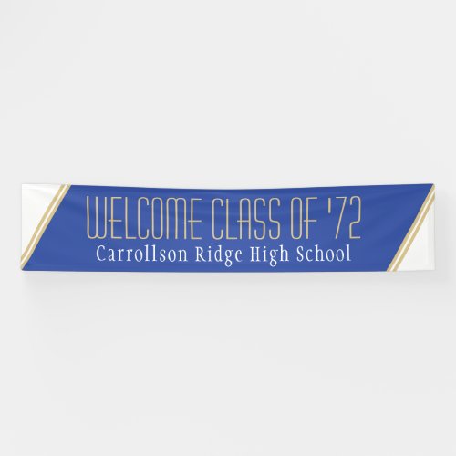 Huge 12Ft Class Reunion Banner