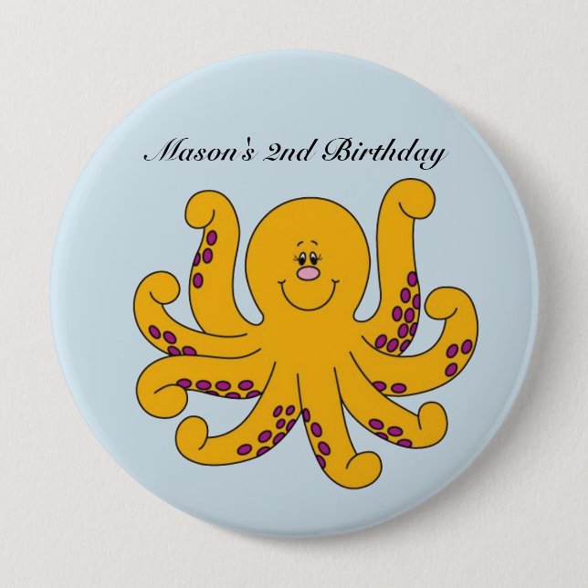 Huge, 4 Inch Round Button (Front)