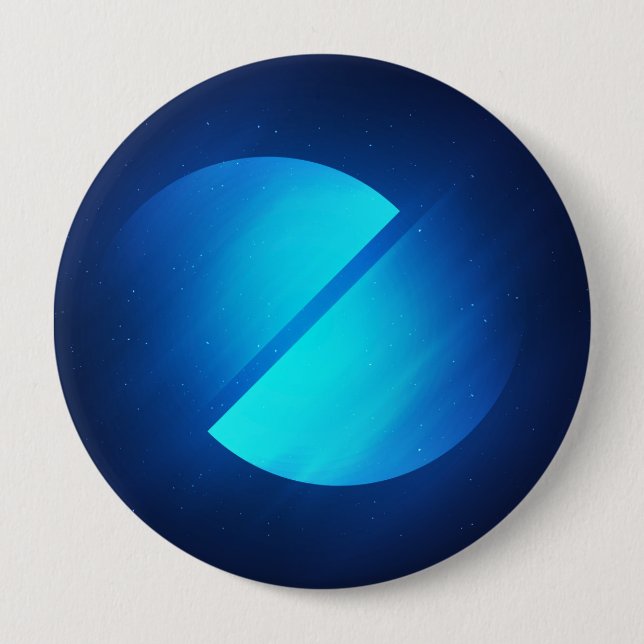 Huge, 4 Inch Round Button (Front)