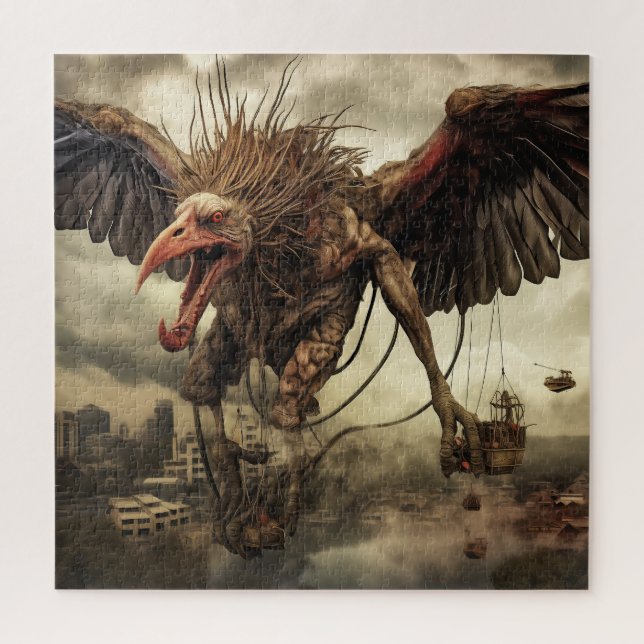Huge Alien Bird Jigsaw Puzzle (Vertical)