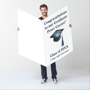 Huge Big Congratulations Graduation Card