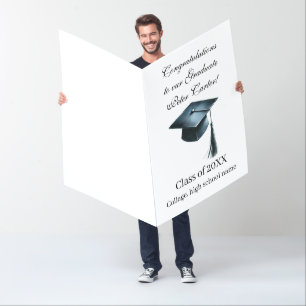 Huge Big Congratulations Graduation Card