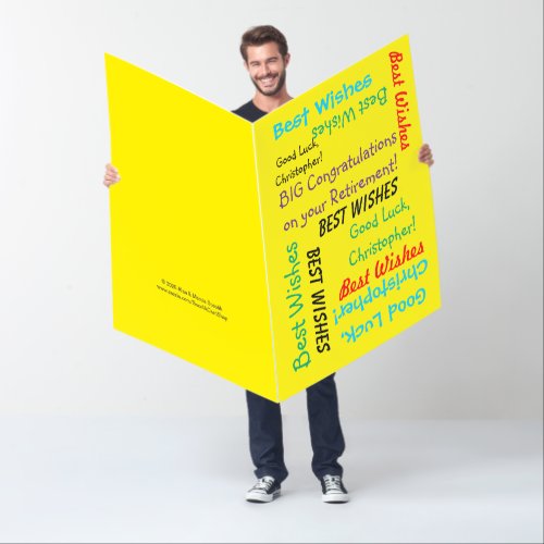 HUGE BIG Retirement Congratulations from All of Us