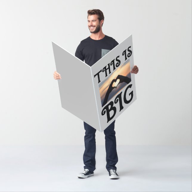 HUGE BIG WEDDING CONGRATULATIONS GREETING CARD (In Situ)