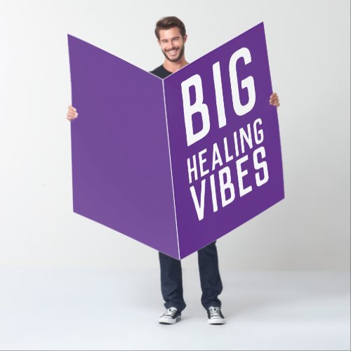 HUGE BIGGEST GET WELL HEALING BIG GREETING CARDS