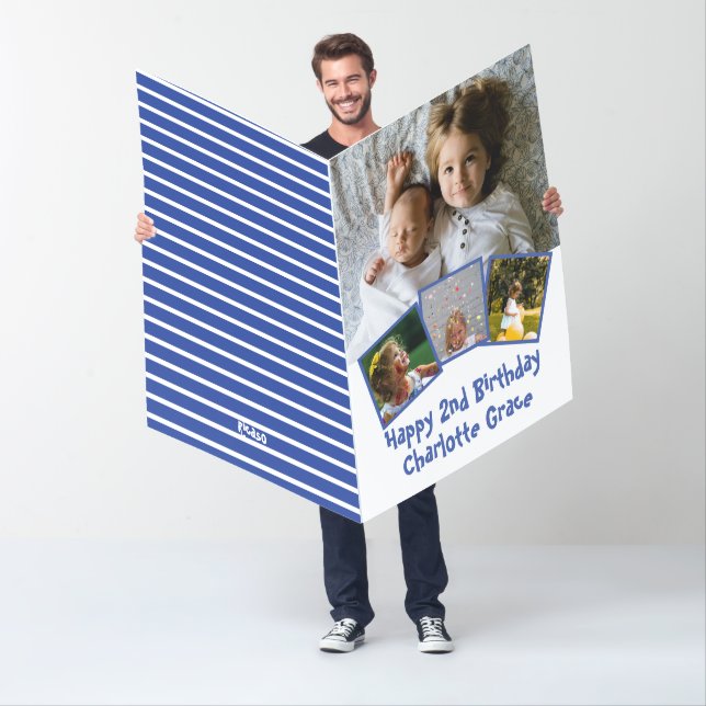 Huge Birthday Personalized Photo Collage Card (In Situ)