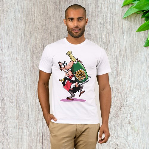 Huge Bottle Of Champagne Mens T_Shirt