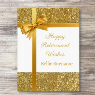 Huge Celebration! Happy retirement Custom Card