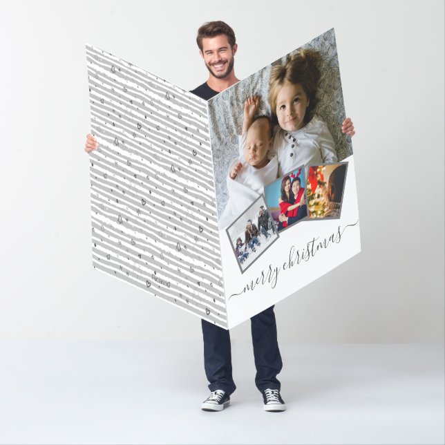 Huge Christmas Personalized Photo Collage Card (In Situ)