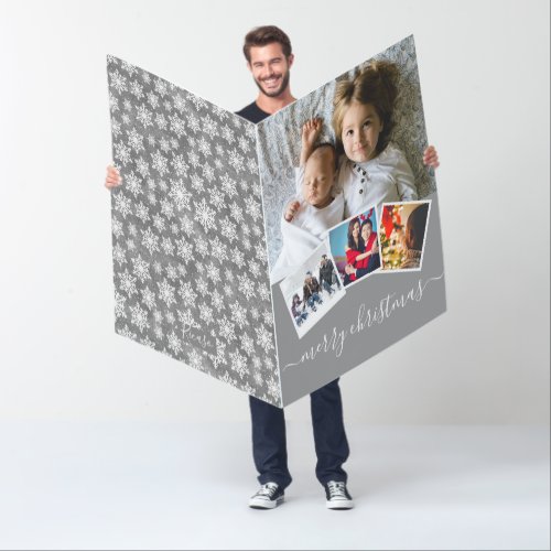 Huge Christmas Personalized Photo Collage Card