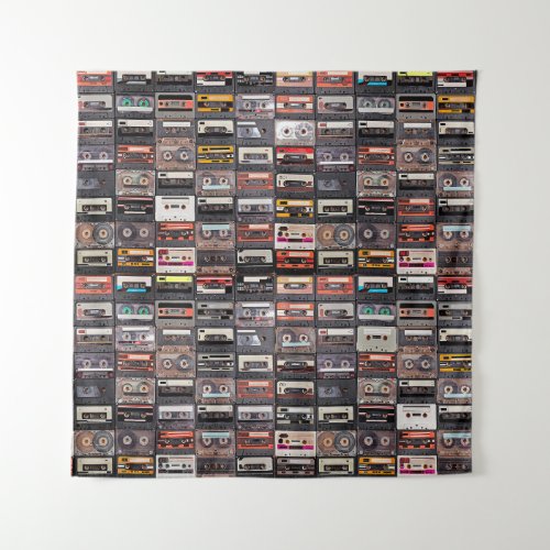 Huge collection of audio cassettes Retro musical  Tapestry