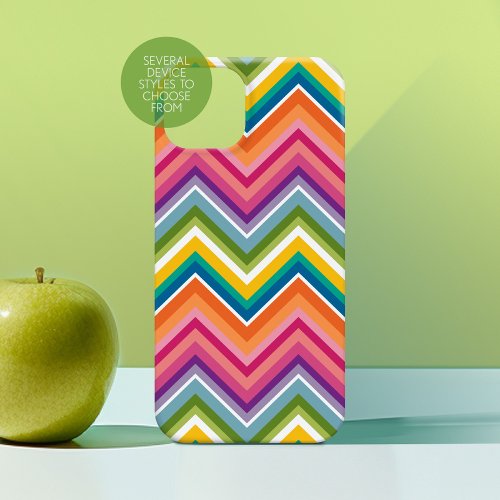 Huge Colorful Chevron Pattern Case_Mate iPhone 14 Case