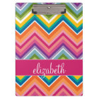 Huge Colorful Chevron Pattern with Name
