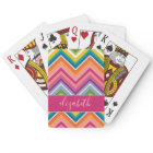 Huge Colorful Chevron Pattern with Name