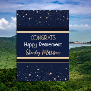 Huge Congrats! Happy retirement Custom Card