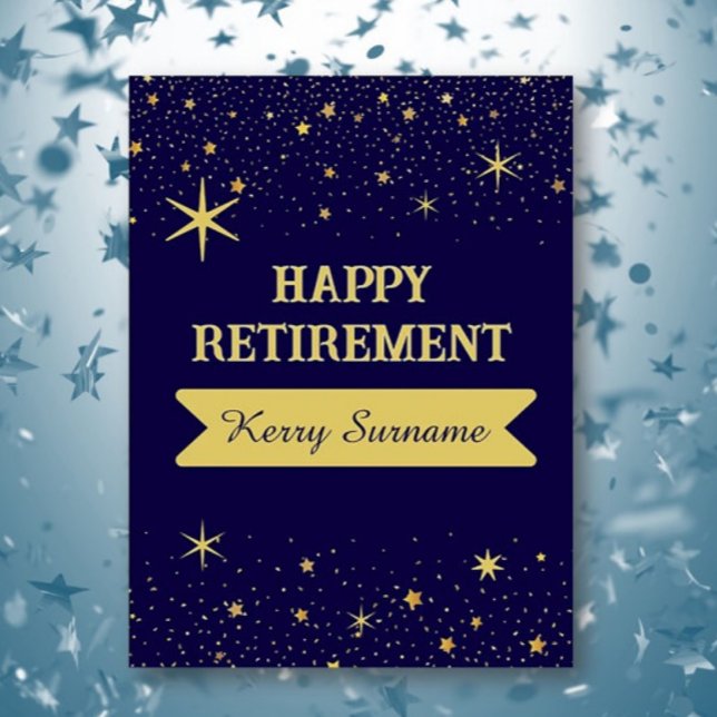 Huge Congrats! Happy retirement Personalized Card (Creator Uploaded)