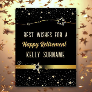 Huge CONGRATS! Large Happy retirement Card