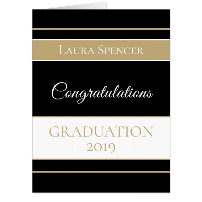Huge Congratulations Graduate card (Front)