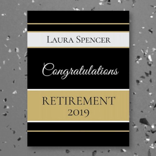 Huge Congratulations Retiree card