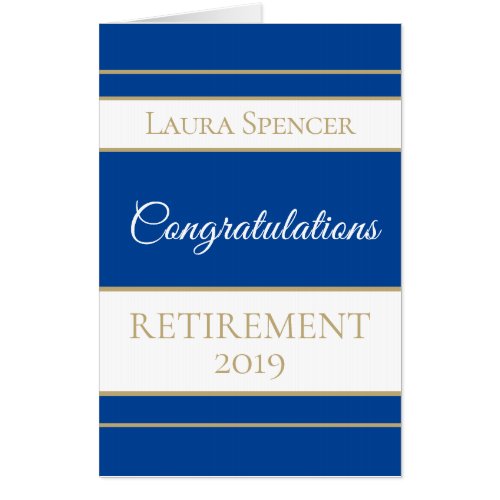 Huge Congratulations Retiree card