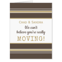 Huge Custom Group farewell/moving card