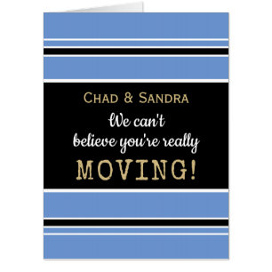 Huge Custom Group farewell/moving card