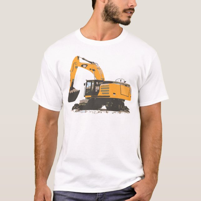 Huge Dirt Excavator T-Shirt (Front)