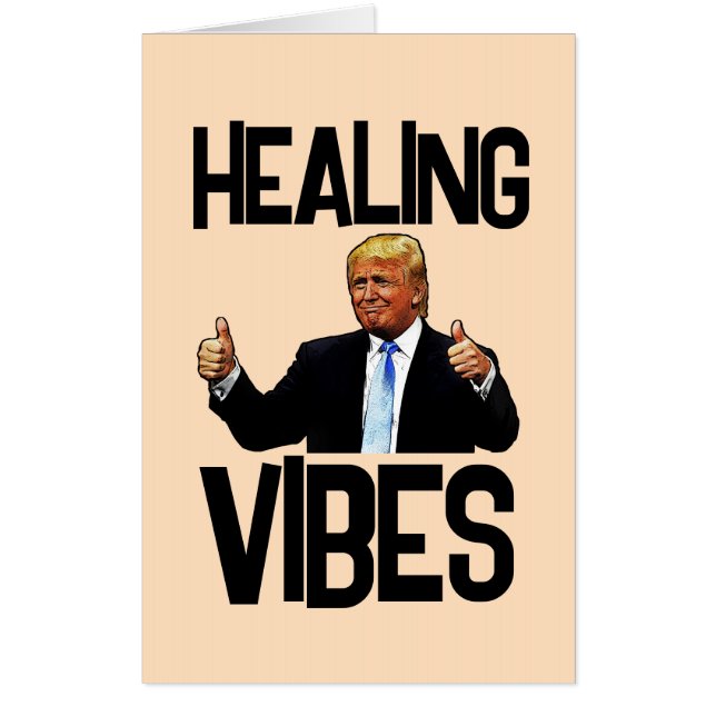  HUGE DONALD TRUMP GIANT GET WELL CARD (Front)