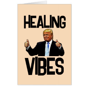 HUGE DONALD TRUMP GIANT GET WELL greeting CARD