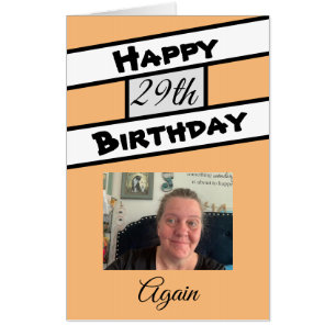 Huge Funny Personalized Photo Happy Birthday Card