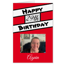 Huge Funny Personalized Photo Happy Birthday