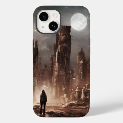 Huge Ghost City  Post_Apocalyptic World Case_Mate iPhone 14 Case