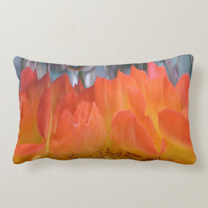 Huge Glorious Orange Blooms Floating Pillow