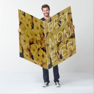 Huge Happy Mother's Day Card Yellow Daisy Floral