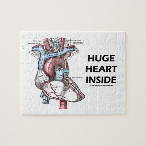 Huge Heart Inside Anatomical Heart Jigsaw Puzzle