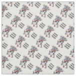 Huge Heart Inside Human Heart Medical Diagram Fabric