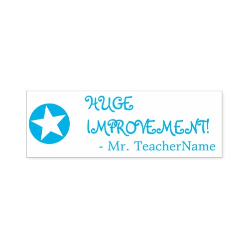HUGE IMPROVEMENT  Custom Educator Name Self_inking Stamp