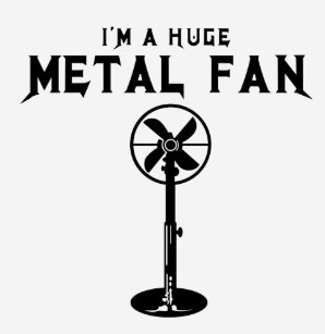 metal fan t shirts shirt designs zazzle