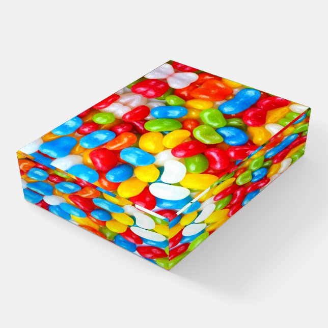Huge Pile of Candy Jelly Beans Paperweight (Angled)