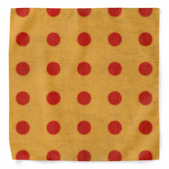 Huge Polka Dots Bandana (Front)