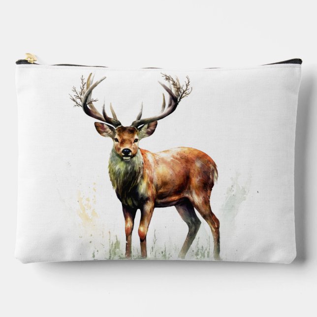 Huge Racked Deer  Accessory Pouch (Front)