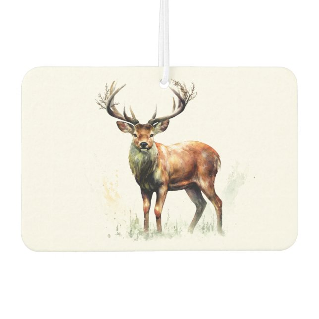 Huge Racked Deer  Air Freshener (Front)
