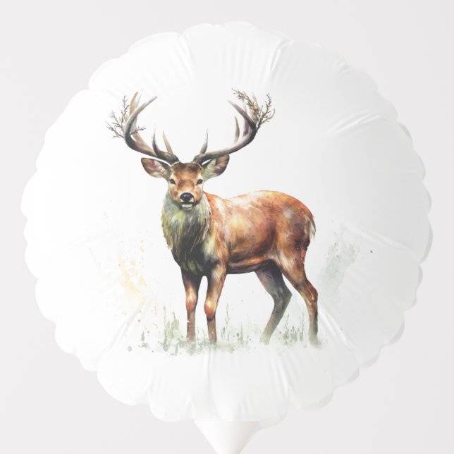 Huge Racked Deer  Balloon (Front)